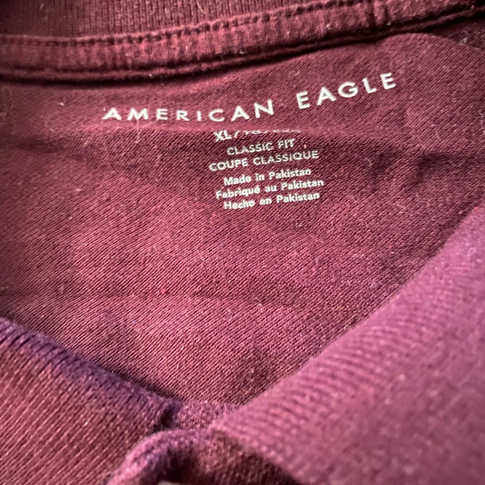 American Eagle Extra large maroon polo!